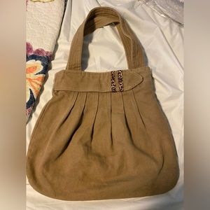 Canvas shoulder bag